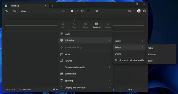 Windows记事本表格功能实测：比Word更简单、兼容Markdown