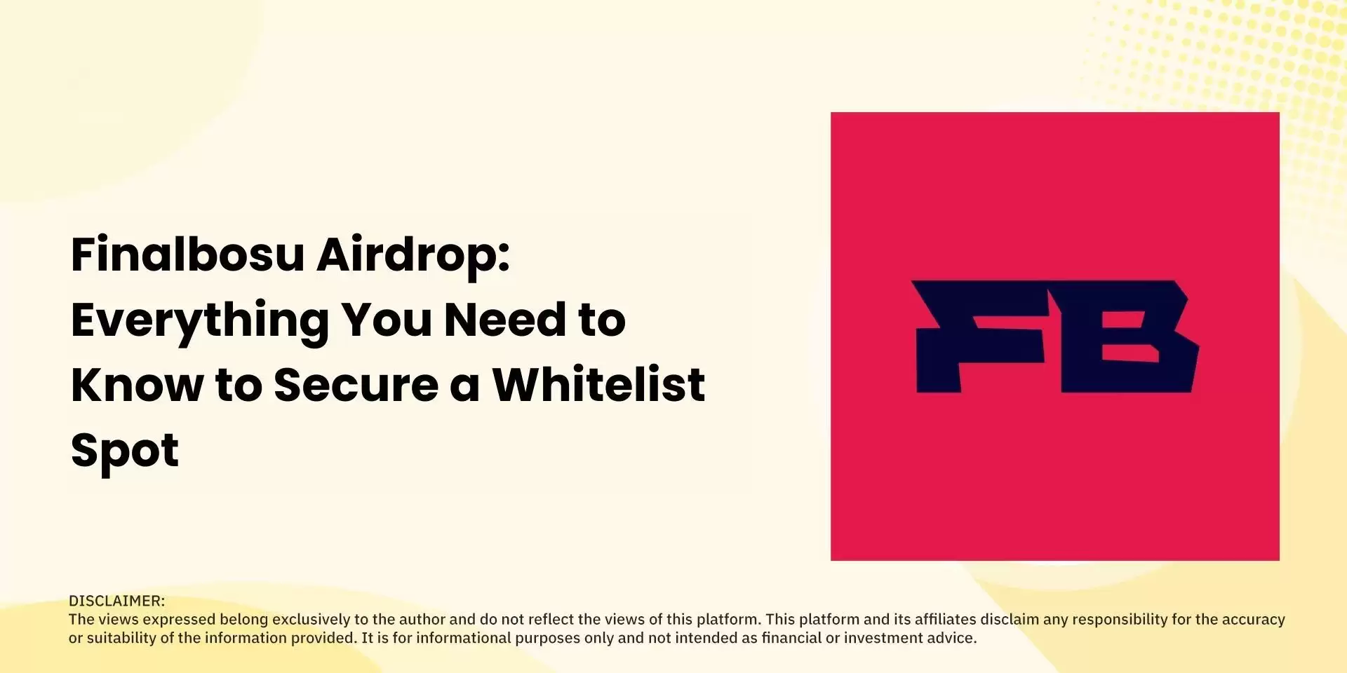 Finalbosu空投全解:参与、赚取和加入白名单