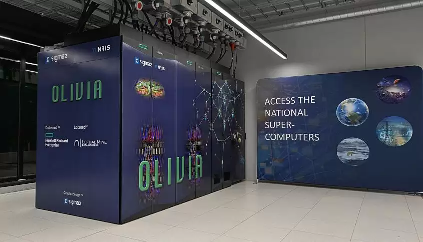 HPE承建挪威超算Olivia投用:能效卓越,余热助力养殖