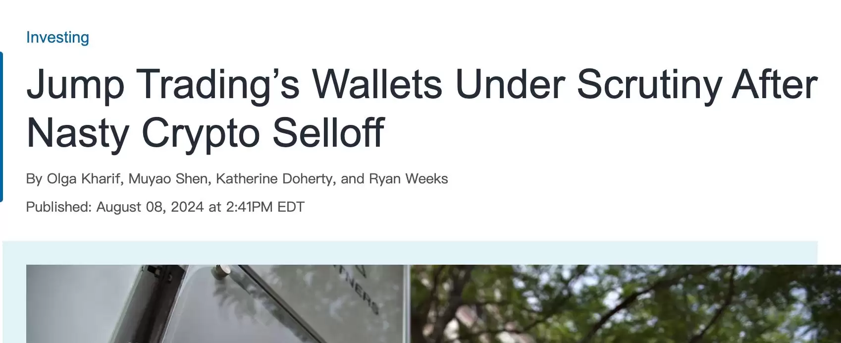 Jump Trading是什么机构？Jump Trading加密投资组合介绍