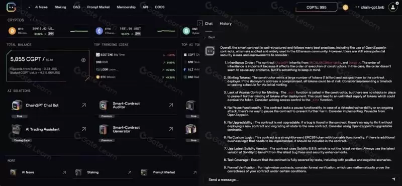 ChainGPT是什么？CGPT币是什么？值得投资吗？