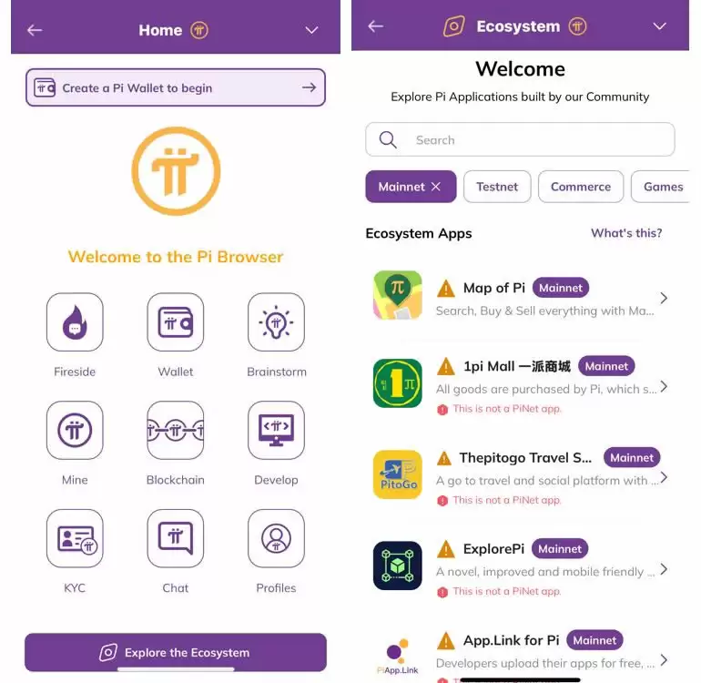 Pi币社群大，但Pi Network生态到底有什么dApps应用？