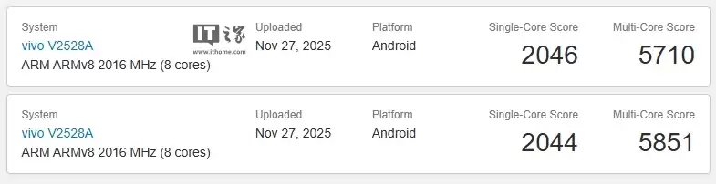 vivo S50 标准版现身 Geekbench，搭载高通骁龙 8s Gen3