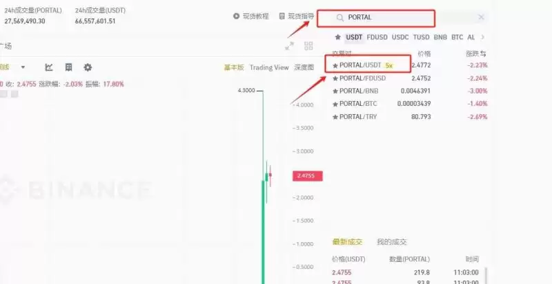 PORTAL币怎么买？PORTAL币买入交易教程