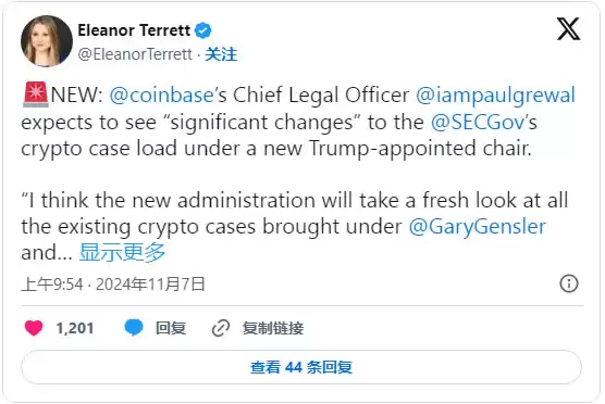 川普胜选后XRP诉讼会在今年结束吗?瑞波币有可能突破1美元吗?