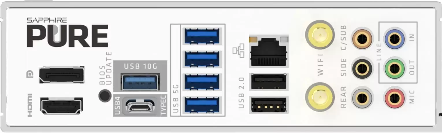 蓝宝石PURE 极地X870A WIFI 7主板外观、规格曝光,白银灰设计