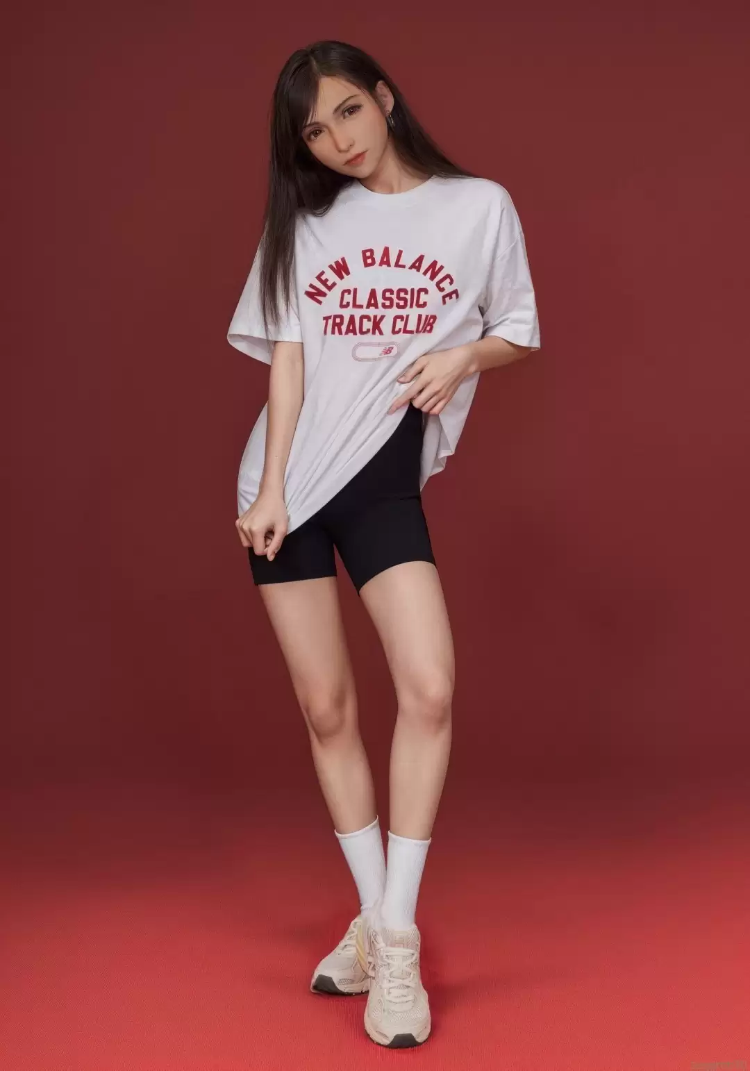 当蒂法脱下战衣：sugartiti10笔下的日常女神