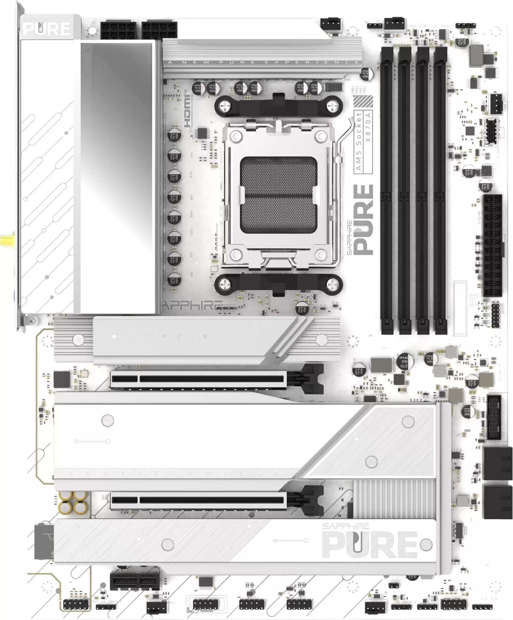 PURE极地X870A WIFI 7主板发布：支持DDR5 8400、PCIe 5.0与Wi-Fi 7