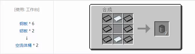 我的世界HBM核科技流体桶合成大全