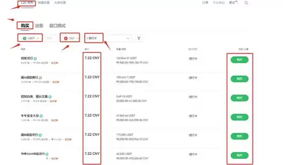TNSR币购买USDT示意图