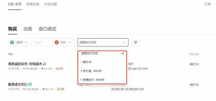 C2C卖币用什么收款好？哪个更安全？