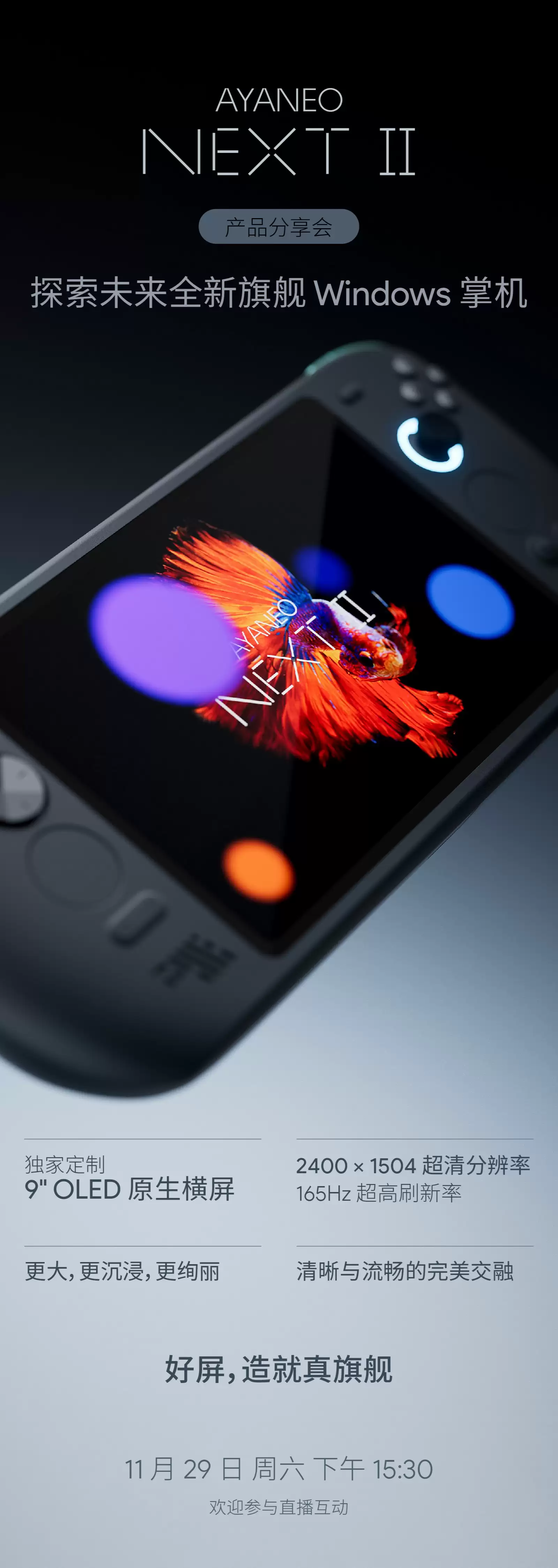 AYANEO NEXT II 掌机确认配备 9