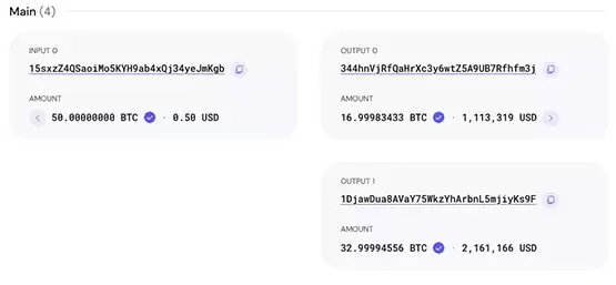 中本聪同期矿工转出50枚比特币！沉睡14年从0.5美元涨至300万