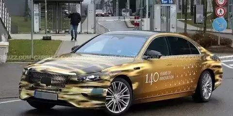 奔驰全新S级路测曝光，2026年迎140周年焕新