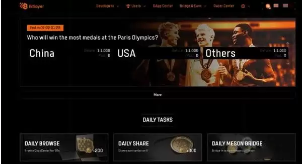 Bitlayer猜奥运领空投:如何让手里的Bitlayer积分和宝石翻5倍?