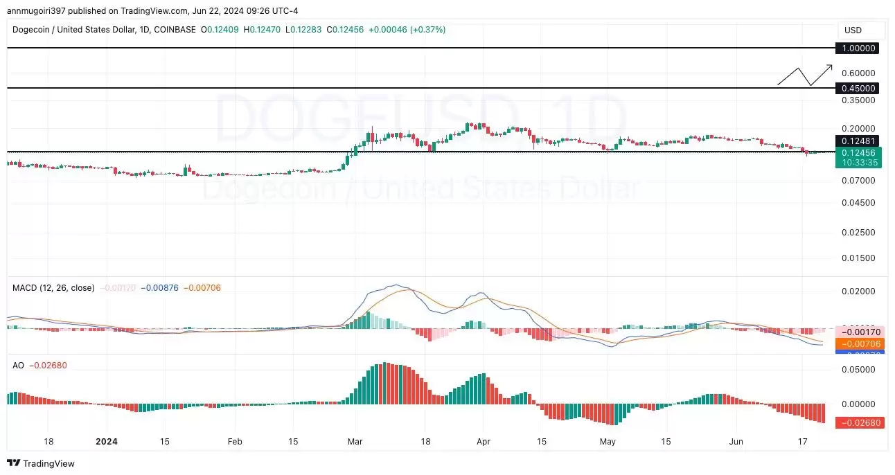 DOGE狗狗币是否仍能达到1美元?狗狗币价格预测