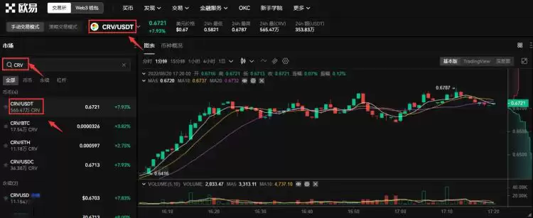 CRV币怎么买？CRV币买入和交易教程图解