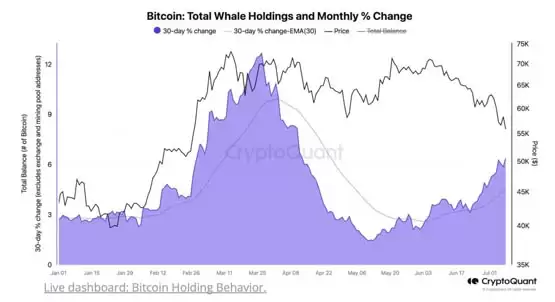 CryptoQuant：比特币目前正处于多空转折点！币价可能即将触底