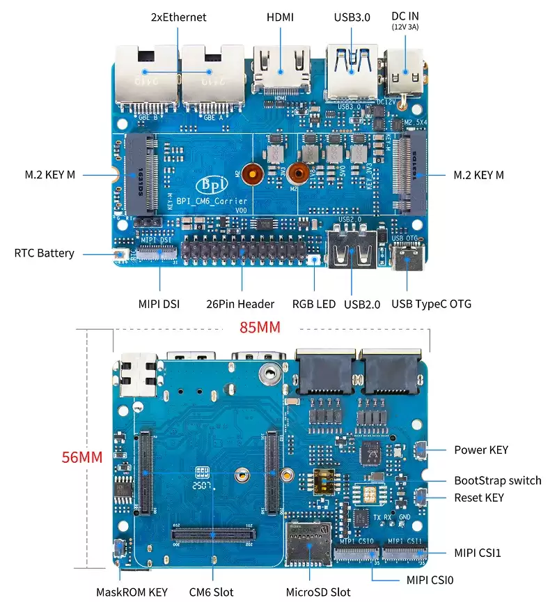 香橙派推 BPI-CM6 核心板：进迭时空 K1 八核 RISC-V 芯片，兼容树莓派 CM4/CM5