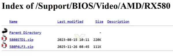 发布8年半！讯景RX 580居然还有新BIOS