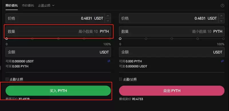 PYTH币最终购买步骤