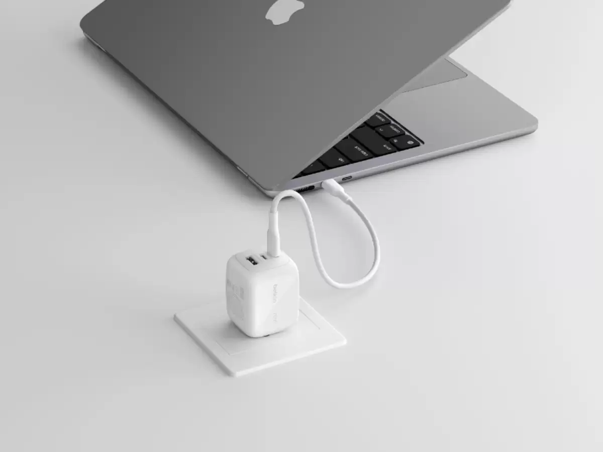 贝尔金发布 70W 氮化镓三口快充头，售 316 元