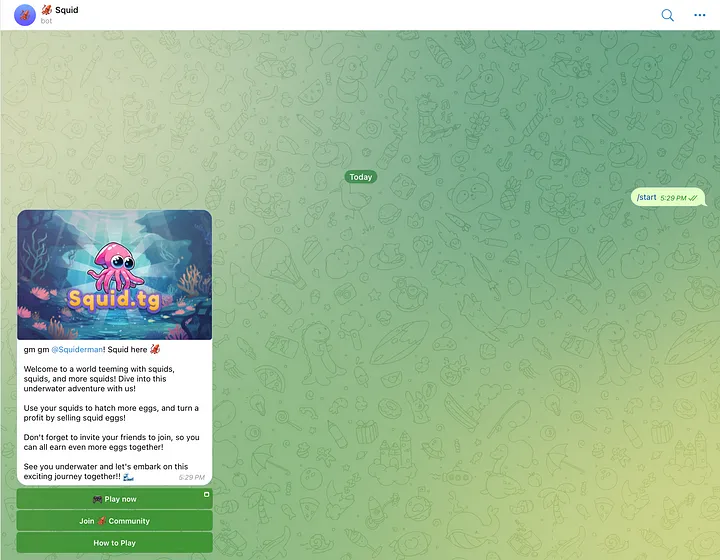TON链游SQD币是什么?SquidTG怎么玩?如何获得SQD代币空投?