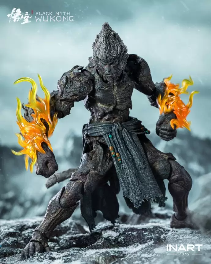 昆仑顶上柱擎天！《黑神话：悟空》石猴手办即将开订