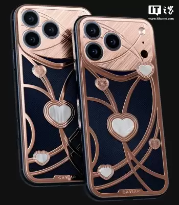 奢侈品牌 Caviar 推出“Secret Love”定制版苹果 iPhone 17 Pro 系列手机,售 1.02 万美元起
