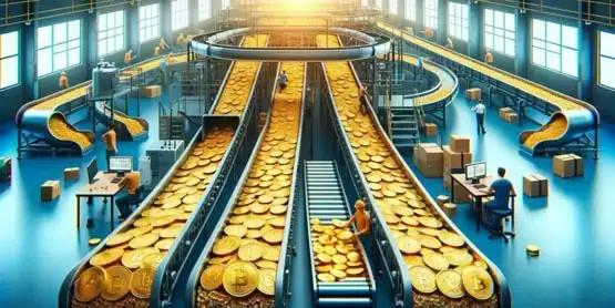 交易所比特币持有量变化趋势图