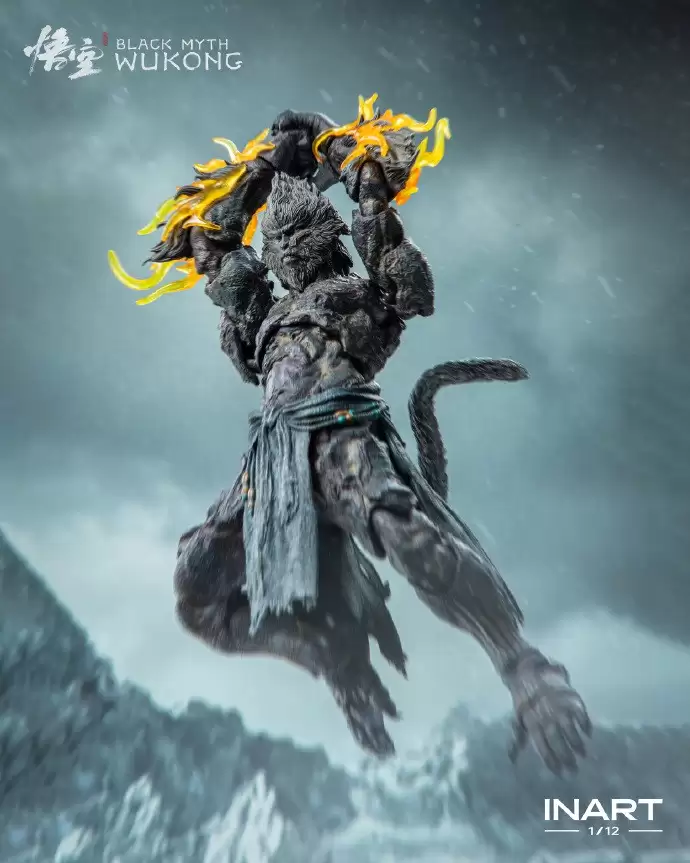 昆仑顶上柱擎天！《黑神话：悟空》石猴手办即将开订