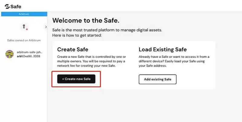 SafeWallet创建界面