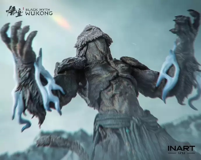 昆仑顶上柱擎天！《黑神话：悟空》石猴手办即将开订