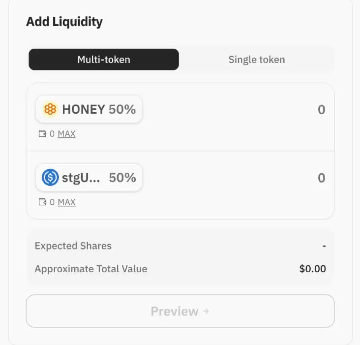 Berachain流动性挖矿示意图