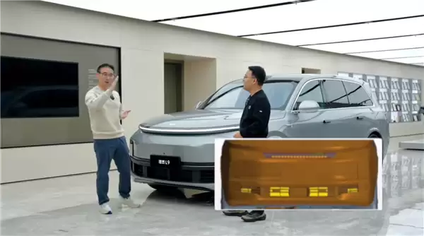 理想高管分享最早的理想L9前脸：大嘴格格设计 可主动开闭