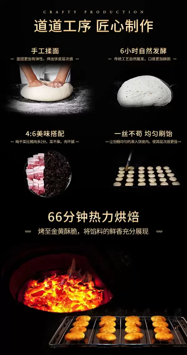 浙江老字号：德辉鲜肉梅干菜小酥饼24元80个发货