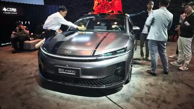 搭载华为乾崑ADS 4 Ultra 昊铂 A800广州车展亮相