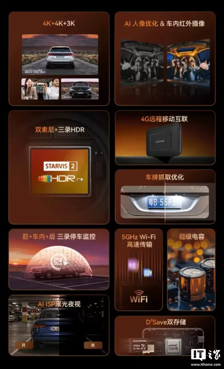 盯盯拍 Z90 Master 旗舰行车记录仪发布:1599 元起,前后三录、可选红外