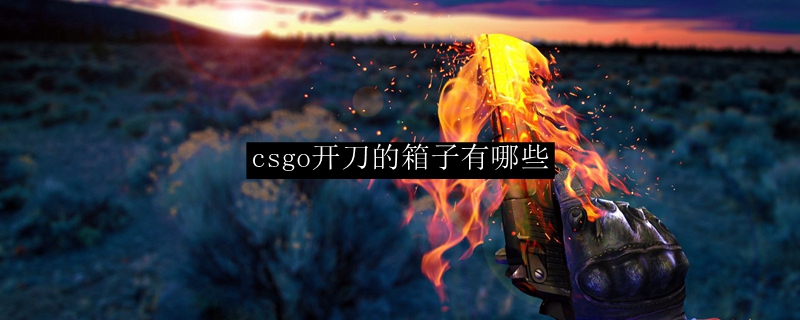 csgo开刀的箱子有哪些