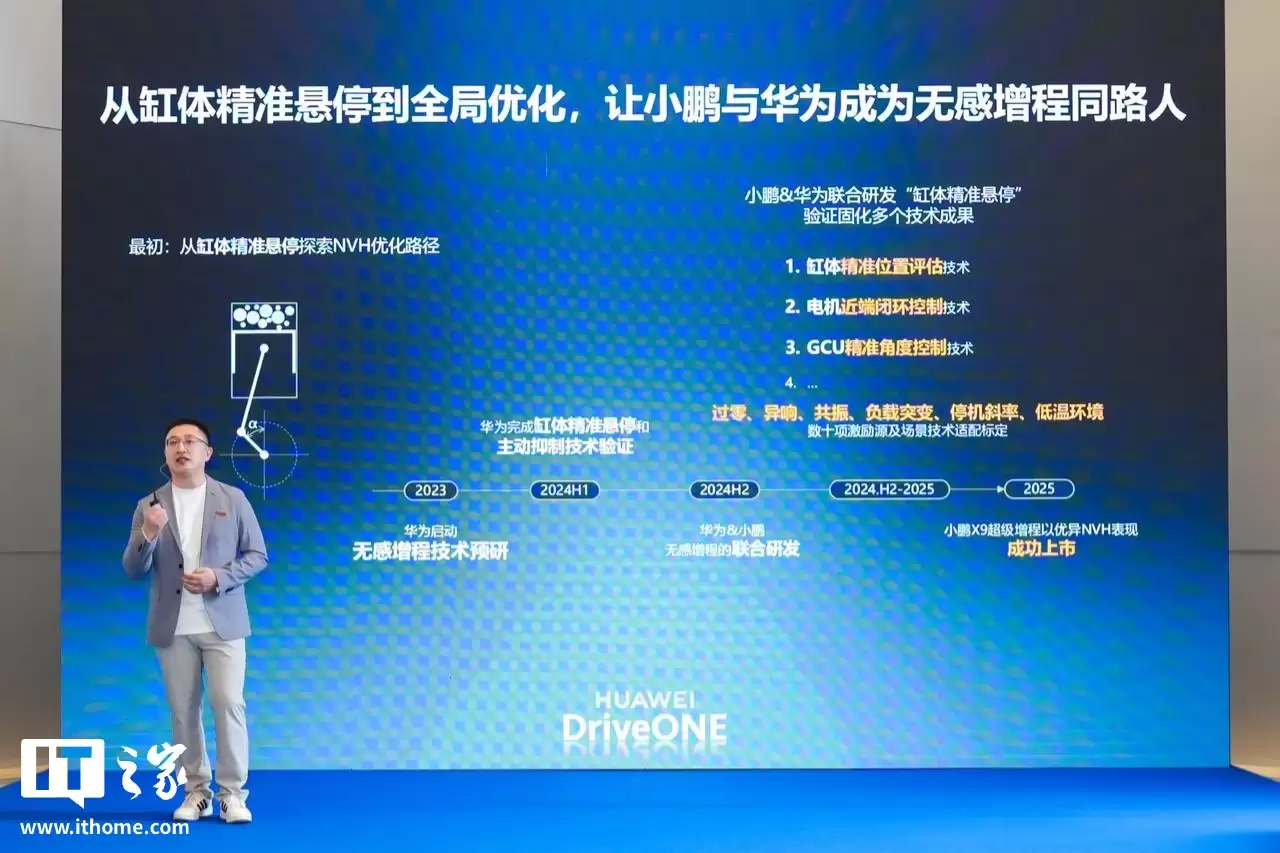 小鹏 X9 超级增程全球首发华为 DriveONE 下一代增程发电机：业内最高功率密度，工况发电效率 ≥ 92%