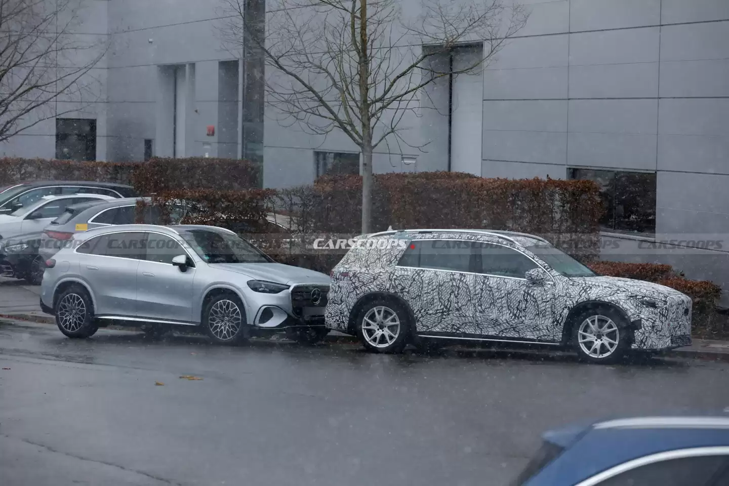 七座版奔驰 GLC EQ 首曝：车身加长，迎合中国市场需求