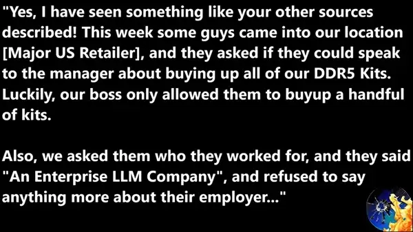 PC玩家太难了！OpenAI疯狂扫货DDR5：游戏内存也不能幸免