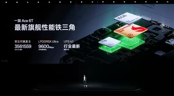 全球首款第五代骁龙8旗舰!一加Ace 6T首销:2399元起