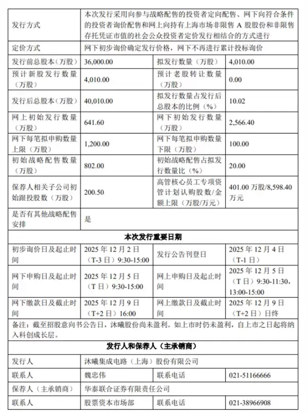 国产GPU又一巨头冲击资本市场!沐曦股份今日申购