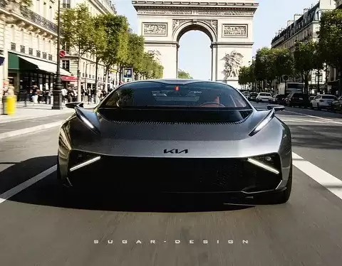 起亚GT1预告图曝光：纯电四门轿跑，2027年登场