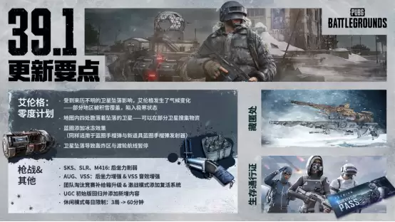 《PUBG》39.1版本更新，开启奇幻冬日盛典