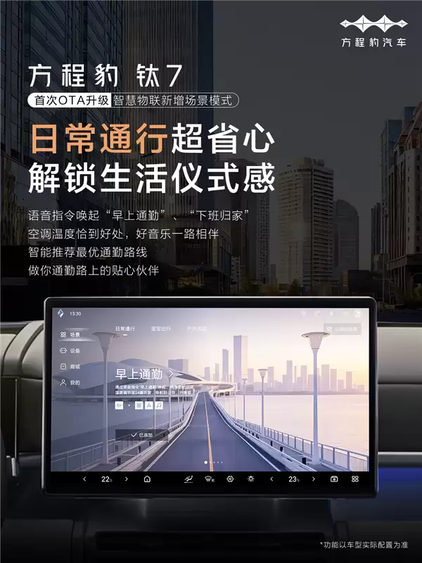 方橙豹钛7首次OTA正式推送：三大升级 支持宝贝迎宾