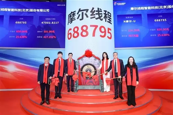 摩尔线程登陆科创板,国产GPU第一股启航