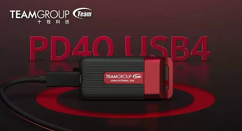 十铨推PD40迷你固态硬盘:USB4接口 4000MB/s极速传输