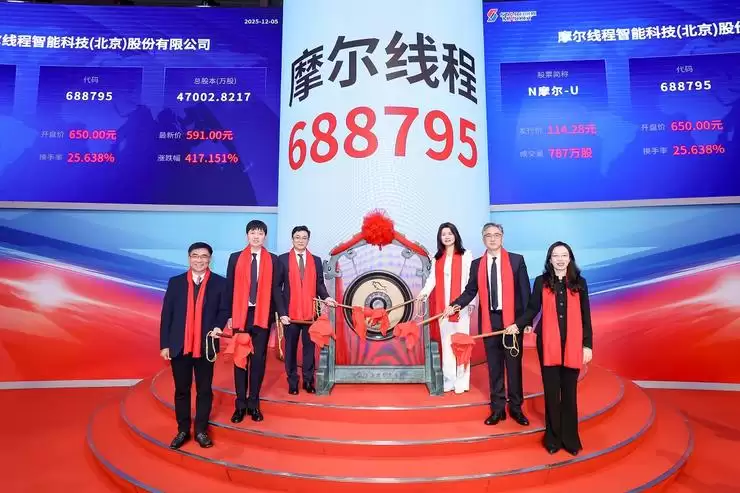 股票代码688795！摩尔线程正式挂牌科创板！